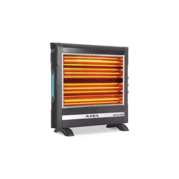 Asel H70-37 Σόμπα Χαλαζία με Θερμοστάτη 2800W