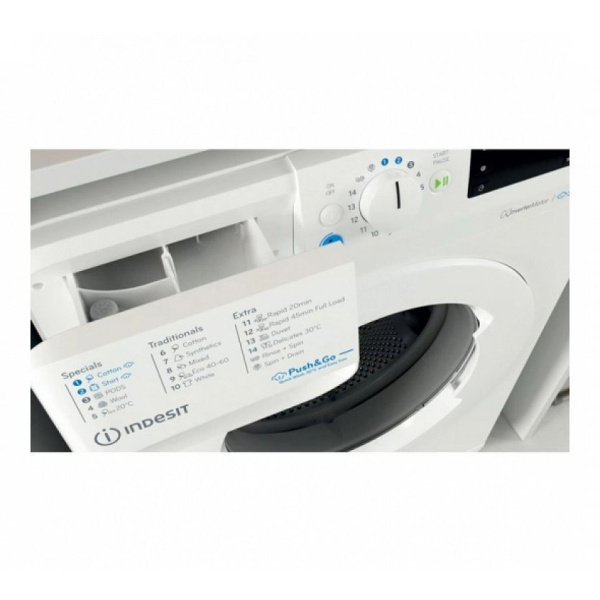 Indesit Πλυντήριο Ρούχων 8kg 1200 Στροφών BWE 81295X WV EE - Image 3