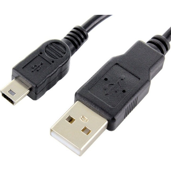 USB 2.0 Cable USB-A male - mini USB-B male 1m (T_0011208) - Image 2