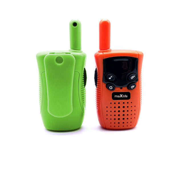 Maxlife MXWT-100 walkie talkie set orange - green - Image 3