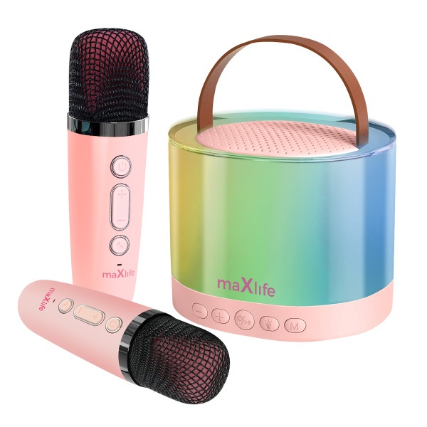 Maxlife Bluetooth karaoke speaker MXKS-200 pink - Image 7