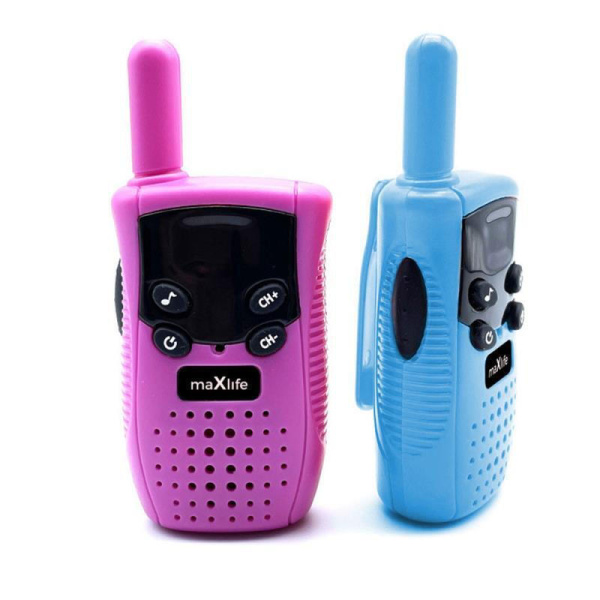 Walkie Talkie Maxlife MXWT-100 Μπλε-Ροζ (2 τεμ.) - Image 3